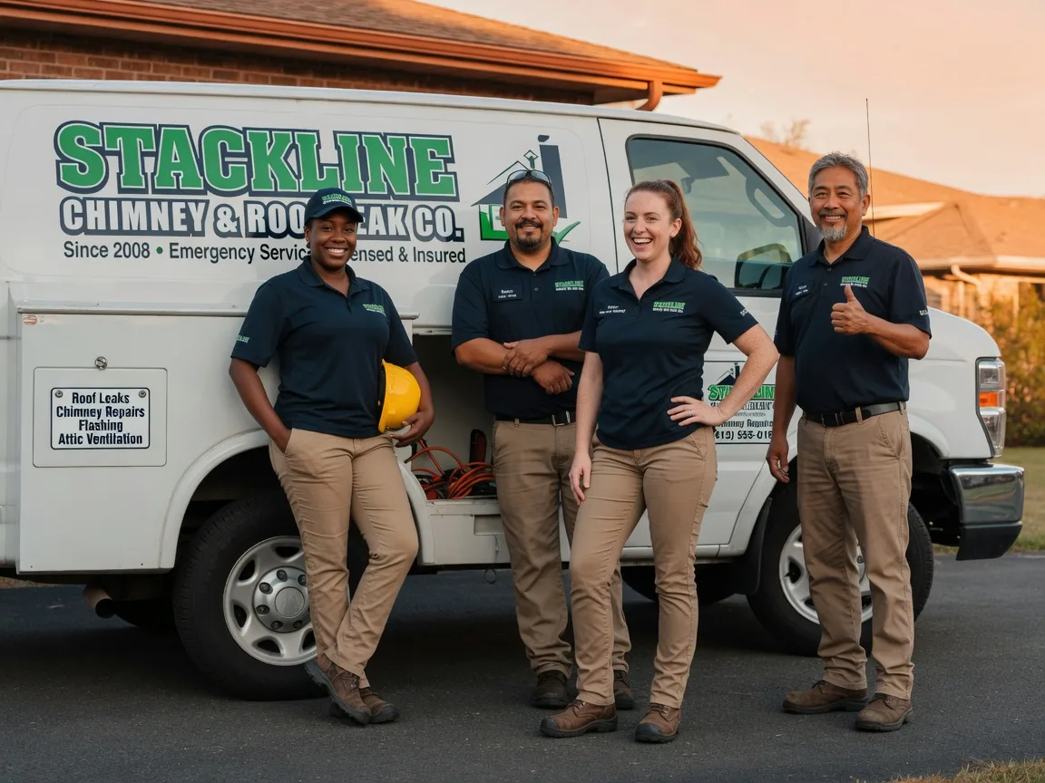 Chimney flashing repair company in Stedman, NC